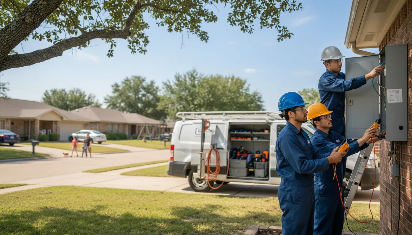 Certified electrician providing emergency electrical services in Malinta, OH